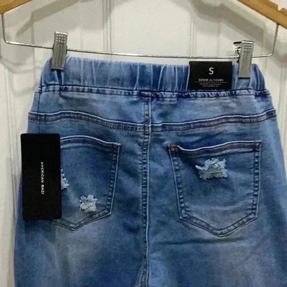 NWT American Bazi  Denim Joggers in Size Small - Picture 3 of 6